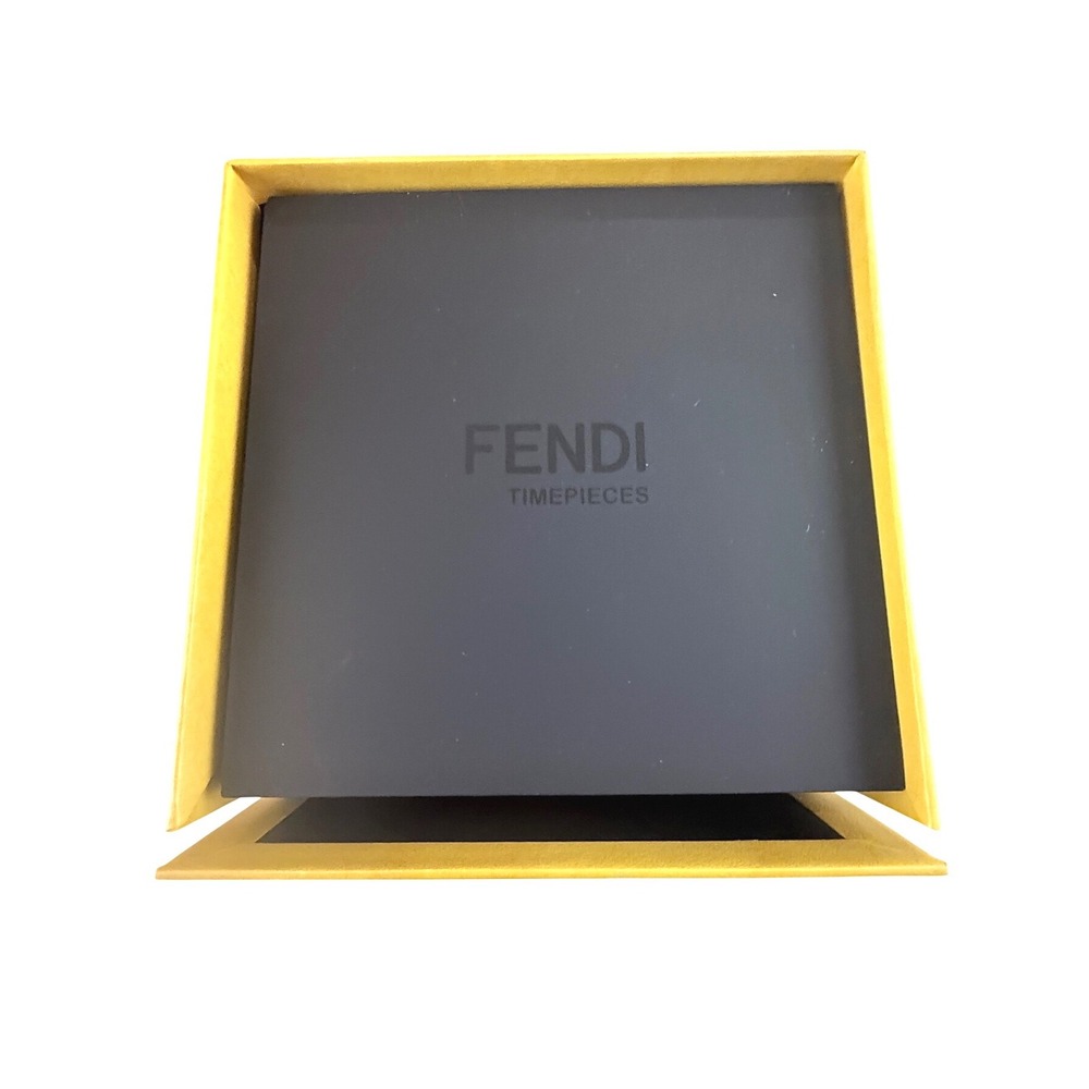Fendi Run Away Watch 28mm Stainless Steel Red Leather Strap NEW - Picture 12 of 12